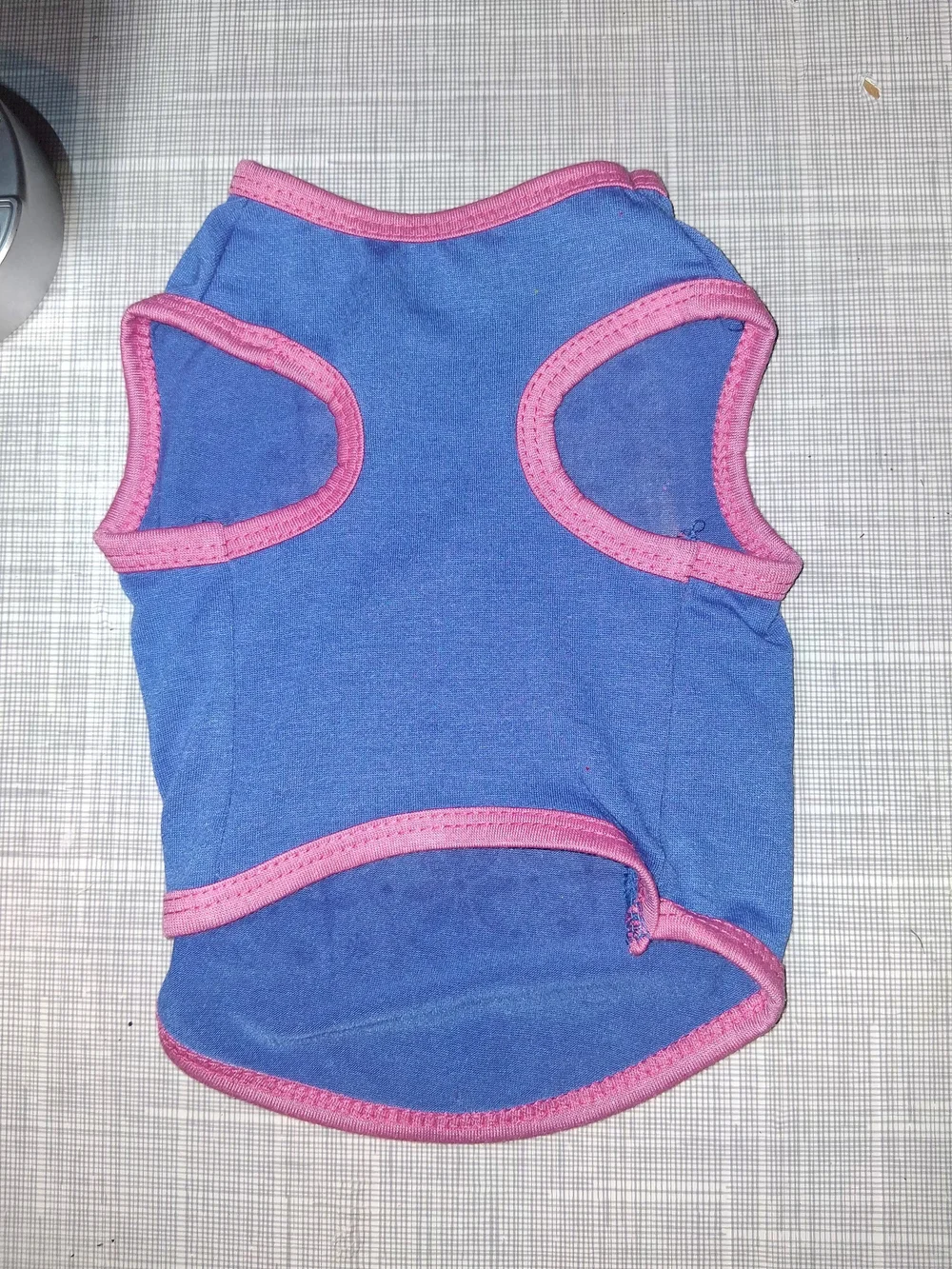 LV × Lilo & Stitch Blue And Purple Pet Dog/Cat Tank Top S/M